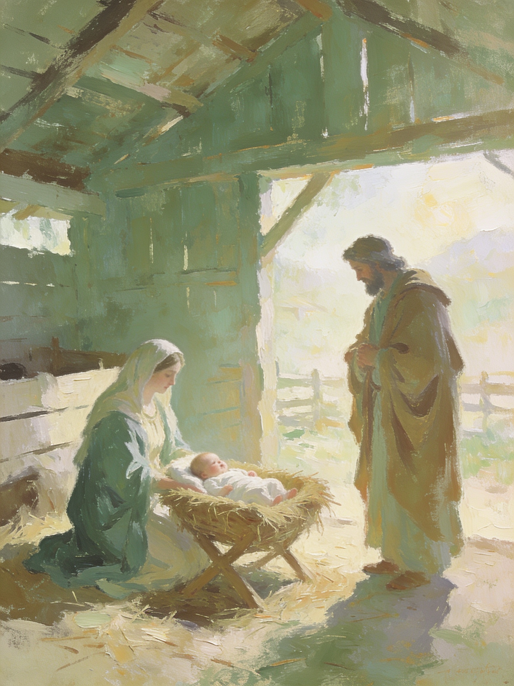Mary and Jesus Art